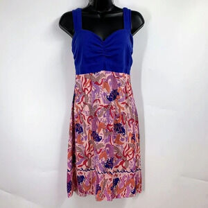 Rainbow Jo Women's Mermaid‎ Sleeveless Fit and Flair Mini Dress Size L